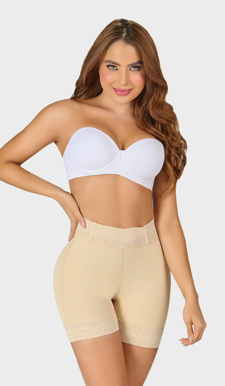 Short Levanta Glúteos Ref 103 Color Beige