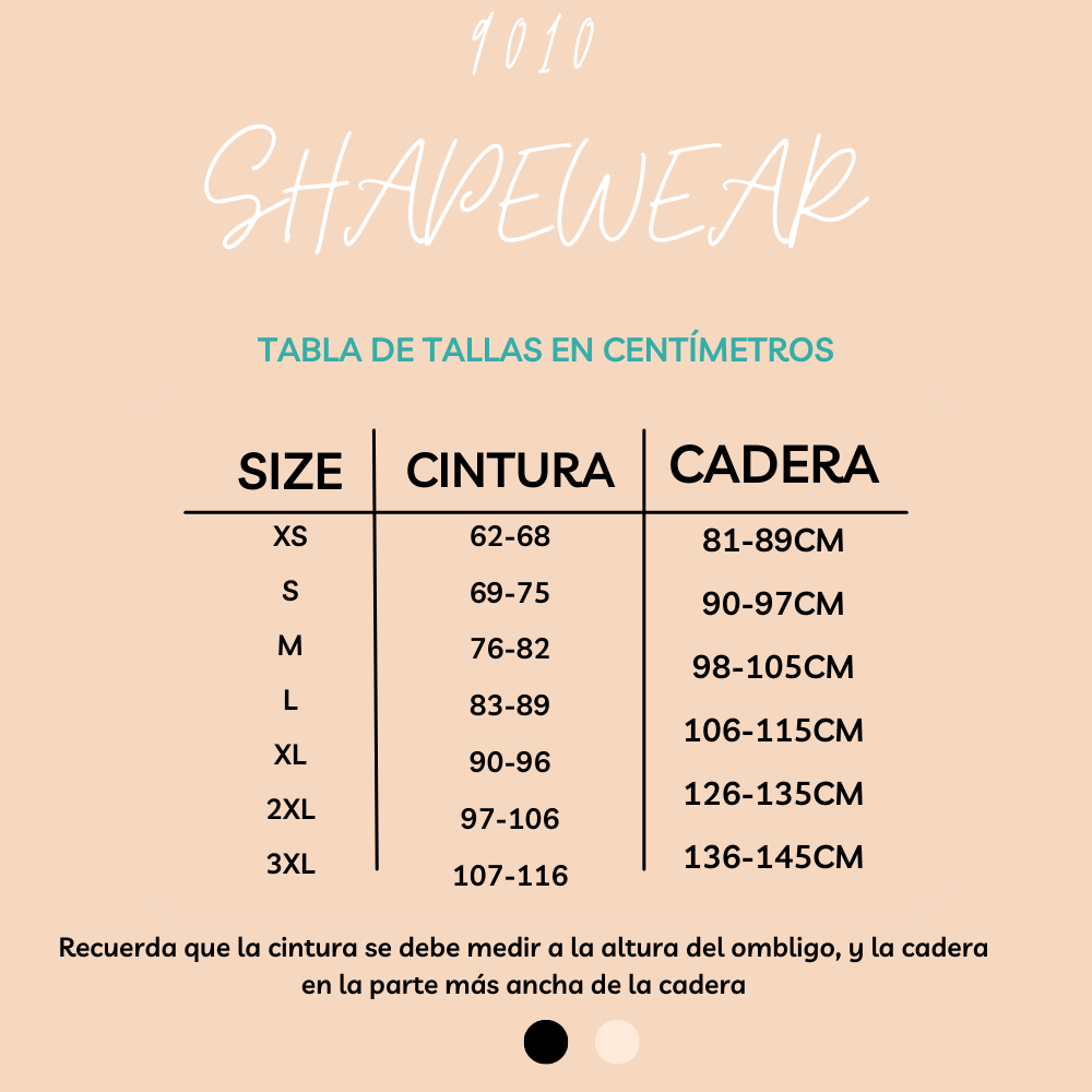 Faja 105MP media pierna – Alta compresión y cierre perineal